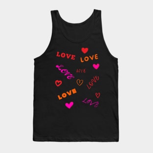 Love and Hearts Tank Top